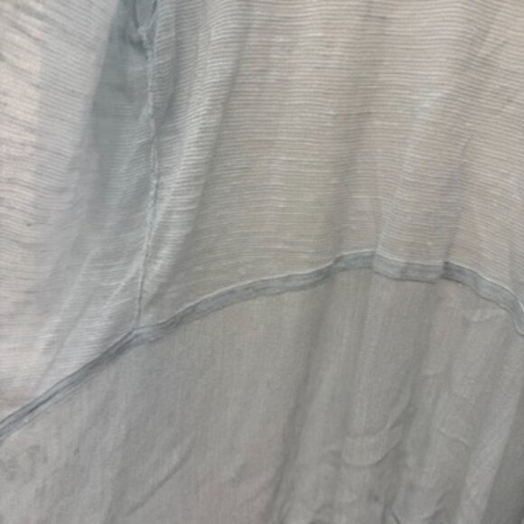 NWT Eileen Fisher Women's Sheer Aqua Linen Shape Cartigan $268 - Sz XL - Picture 6 of 11